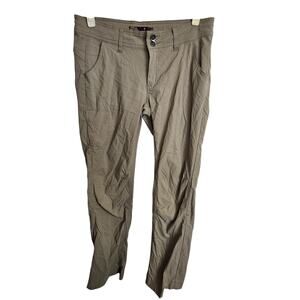 Prana Pants Women 8T Tan Capri Pants Women Convertible Pants Women Nylon Pants